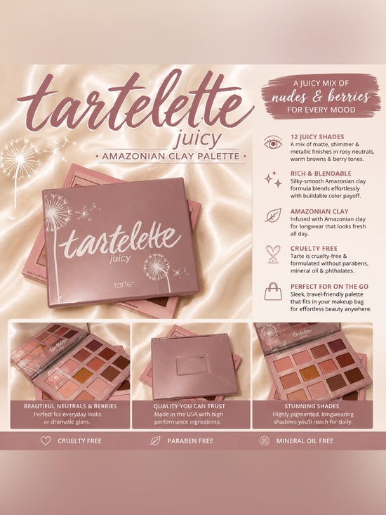 tarte Other - Tarte Tartelette Juicy Amazonian Clay Eyeshadow Palette